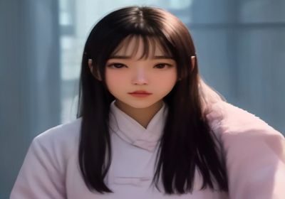 2025年韩系新人女优出道宣传照，偶像风格造型，精致妆容，高颜值，专业摄影棚拍